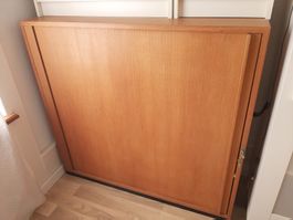 Vintage Rollschrank aus Holz