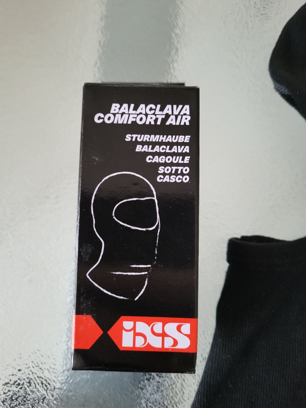 IXS Passmontagna & Scaldacolli: Schwarze Sturmhaube von iXS – Nuovo e nell'imballaggio originale da Zollbrück venduto da Swissrace2 1