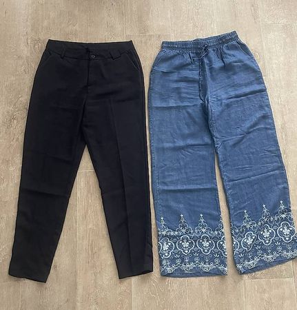 2 Paar leichte Damen Hosen Gr. M