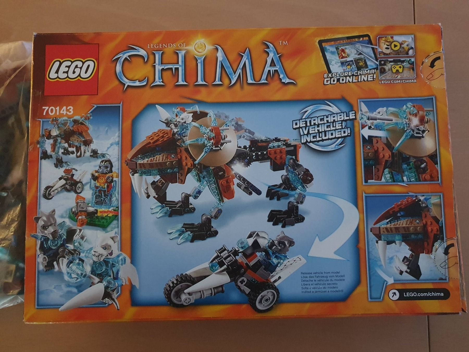 Lego Spielzeuge: Lego Chima 70143 - Säbelzahnroboter – Gebraucht aus Mettmenstetten von Espoirco1 1