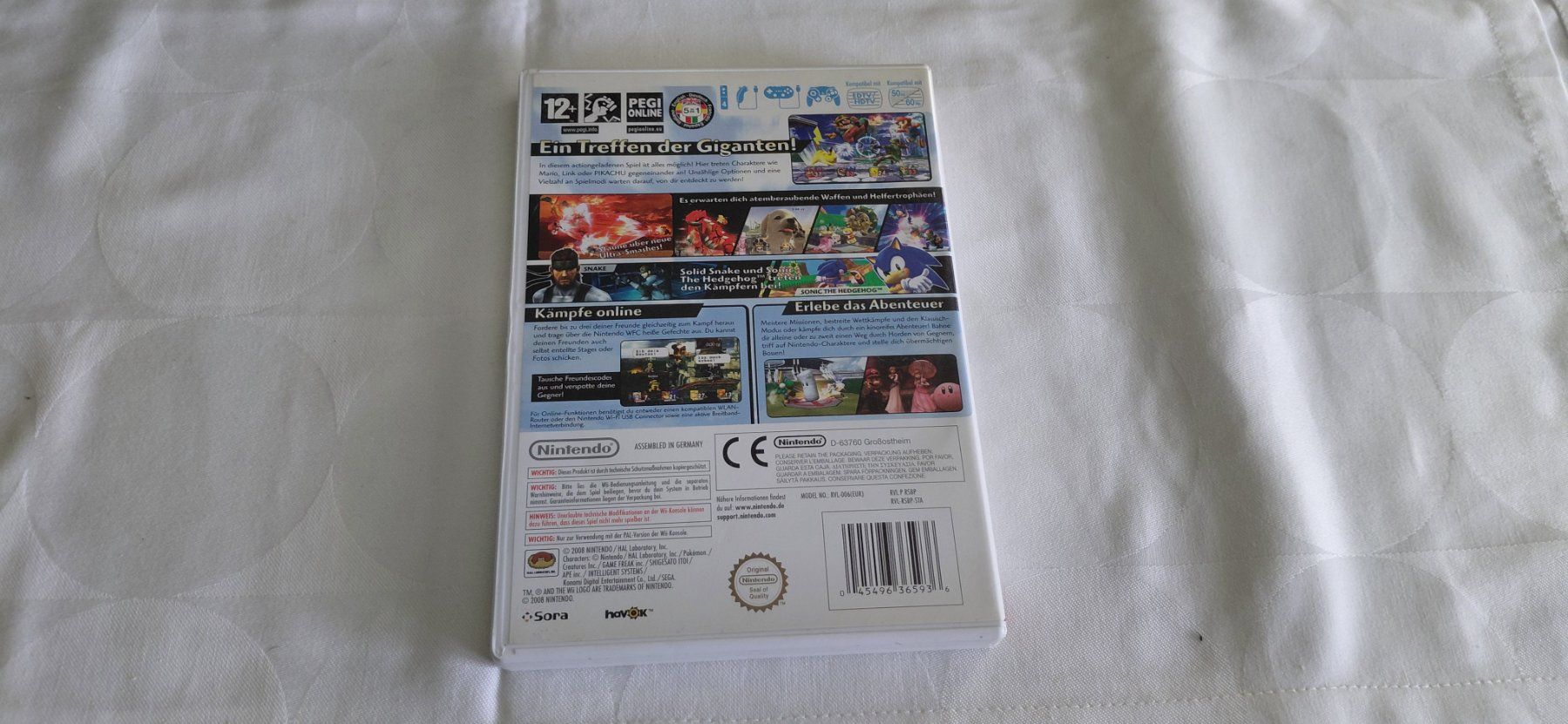 Jeux: Super Smash Bros Wii – D'occasion à Gretzenbach par Uli1980 2