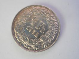 50 Rp. 1932 silber  unz/stgl
