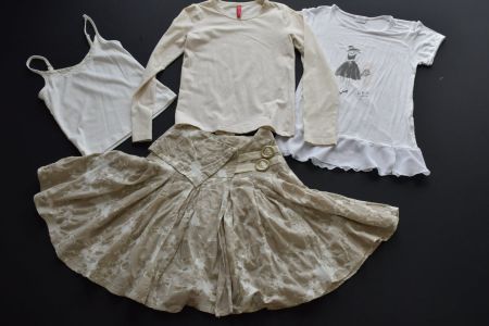 neu Rock von Gymp, 3 Tshirts gr. 140 152