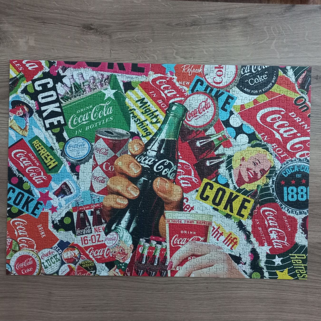 Puzzles: Coca-Cola Collage Puzzle 1000 Teile vollständig – Gebraucht aus Lachen SZ von jimmygoal13 6