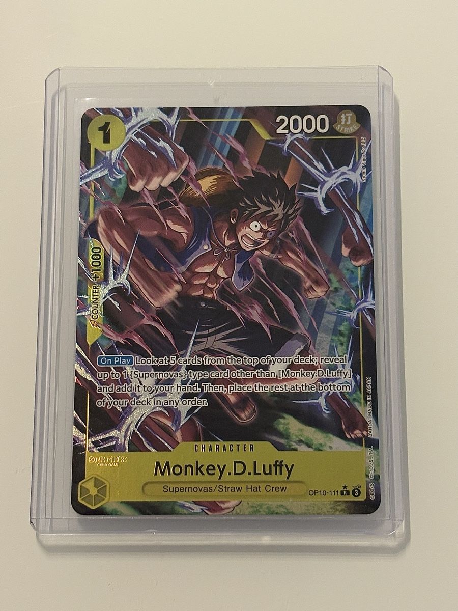 Bandai Carte collezionabili: One Piece TCG - Monkey.D.Luffy OP10-111 – Nuovo (secondo la descrizione) da Pieterlen venduto da Mira_o7