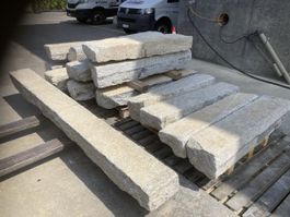 Granit Randsteine Einfassung etz 