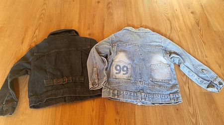 2 jeansjacken in 98 +104