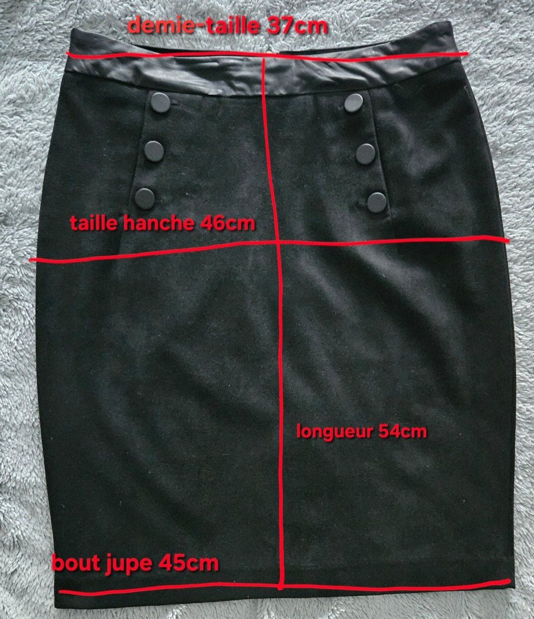 H&M Gonne: Jupe H&M 40 noire – Usato da Nyon venduto da tal_777n 1