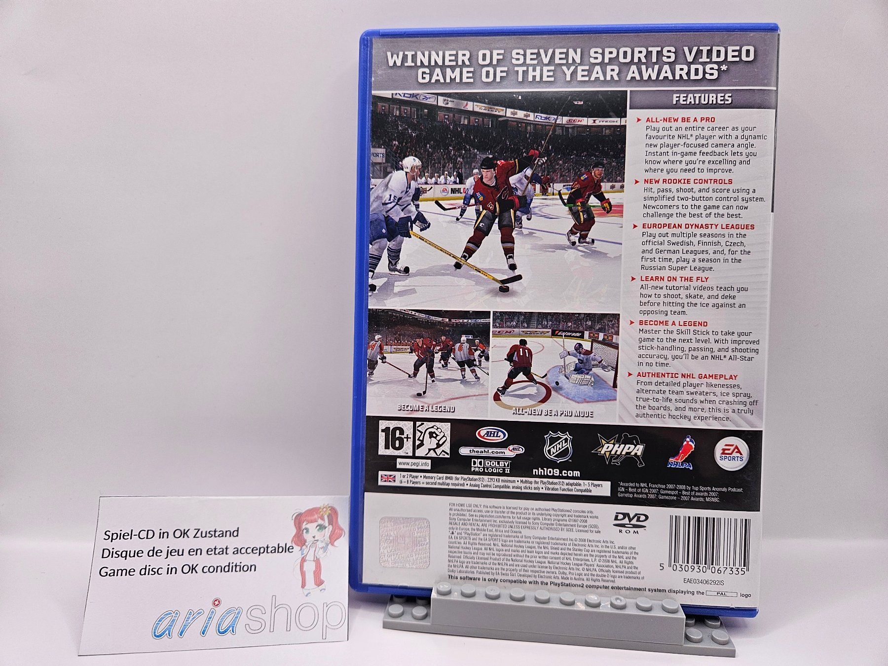 Sony Giochi: NHL 09 PS2 EN CIB – Usato da Hauterive NE venduto da ariashopch 1