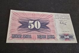 Billet Bosnie Herzégovine 50