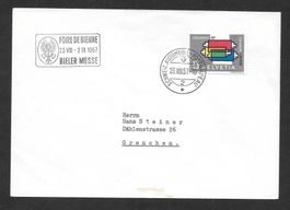 Sonderbrief A. 774 Foire de Bienne 23.8.-2.9.1957