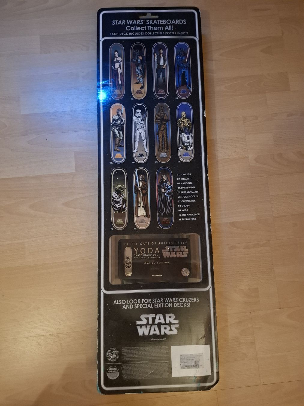 Santa Cruz Skateboards: Star Wars Limited Edition Skateboard Deck – Nuovo e nell'imballaggio originale da Hergiswil NW venduto da cma_cp2y 2