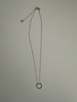 Elegante Halskette mit Kreis Anhänger - Neuwertig!