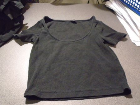 T-Shirt Grösse XS, even & odd, schwarz/kurz