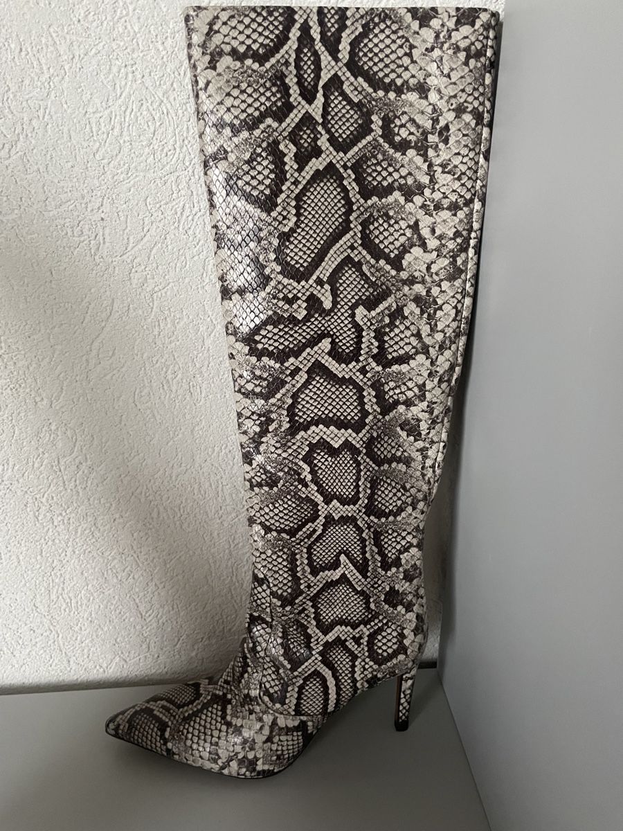 Zara Damenschuhe: NEW ZARA snakeskin boots – Neu und originalverpackt aus Vuadens von Nina11 1