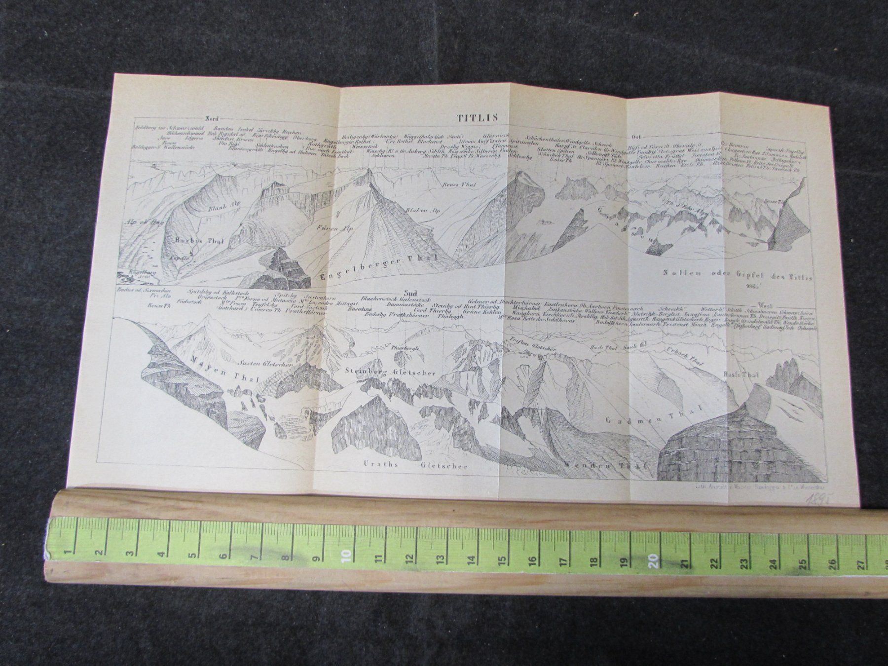 Cartes géographiques & atlas: 5 x Innerschweiz,1895 – D'occasion à Walchwil par Shells1 3