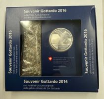 (370) 20 Franken 2016, Gottardo mit echtem Gestein, stgl