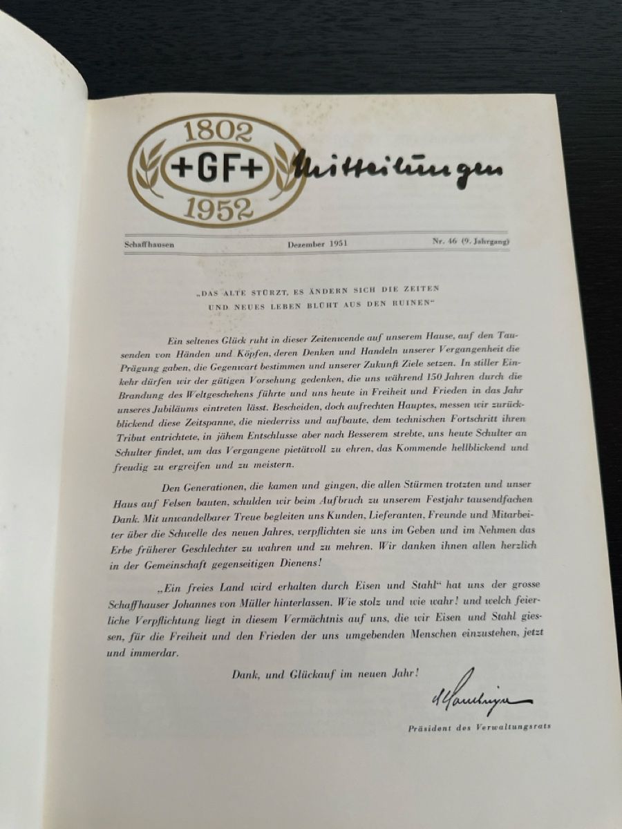 Libri: GF Mitteilungen 1952 – Usato da Frauenfeld venduto da Jose_luis 3
