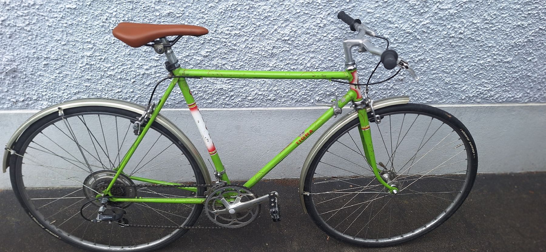 Velos: Tigra Rennrad Velo Gruen Herren 28 Zoll – Gebraucht aus Wettingen von eginni