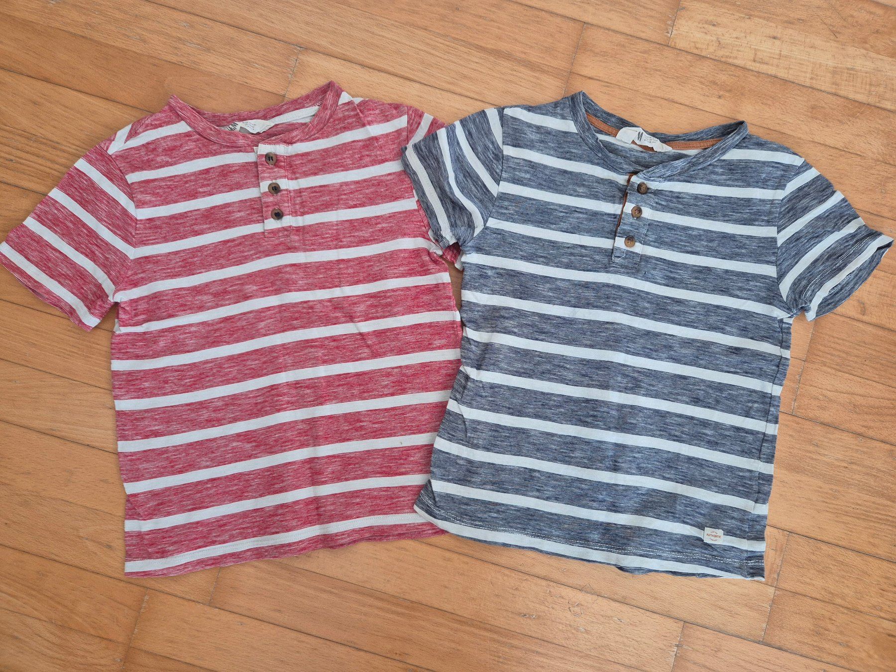 H&M Hemden, T-Shirts & Polos: 2 T-Shirts 122/128 – Gebraucht aus Wittenbach von MOW9