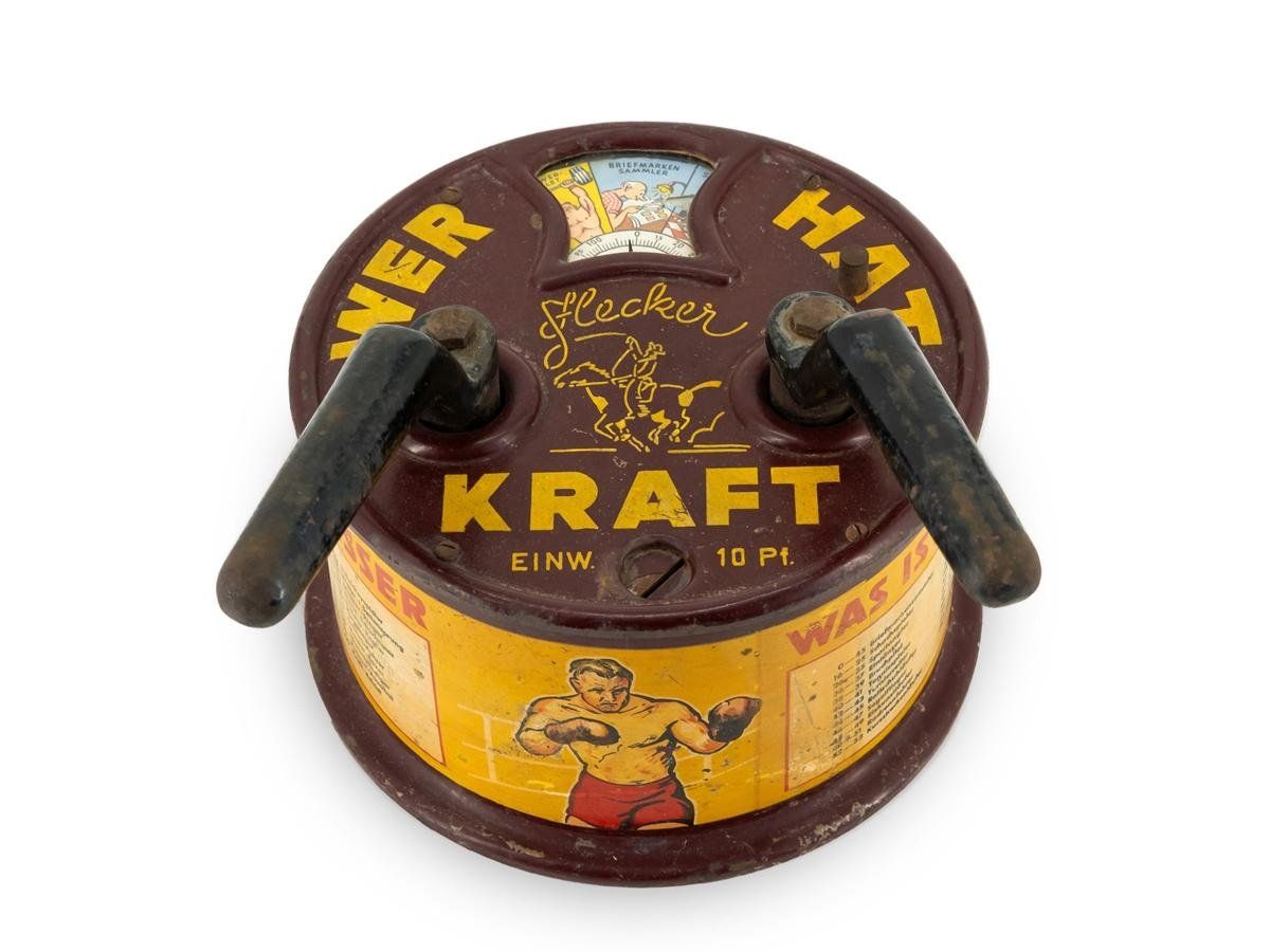 Slot Machine: Tischautomat, "Wer hat Kraft", Paderborn um 1950 – Usato da Sugiez venduto da brockicenter