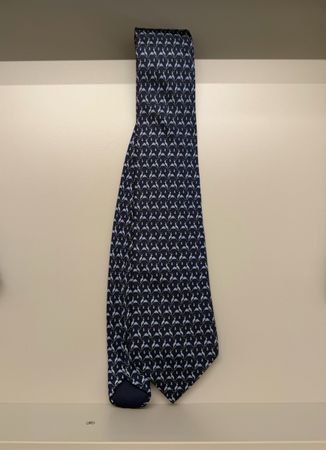 Cravate Hermes bleue