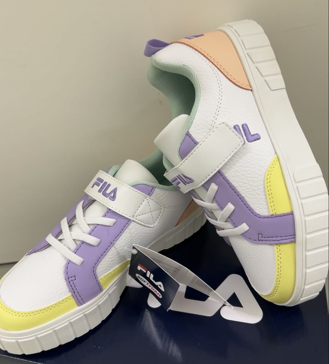 Schuhe für Mädchen: Fila Sneaker weiss bunt neu – Neu und originalverpackt aus Rümlang von Novaje