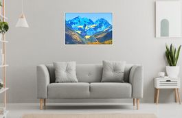 Joe Amberg: Piz Bernina und Piz Roseg