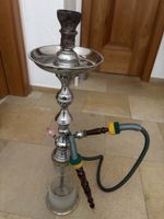 Wasserpfeife Shisha versilbert Schlauch gebraucht