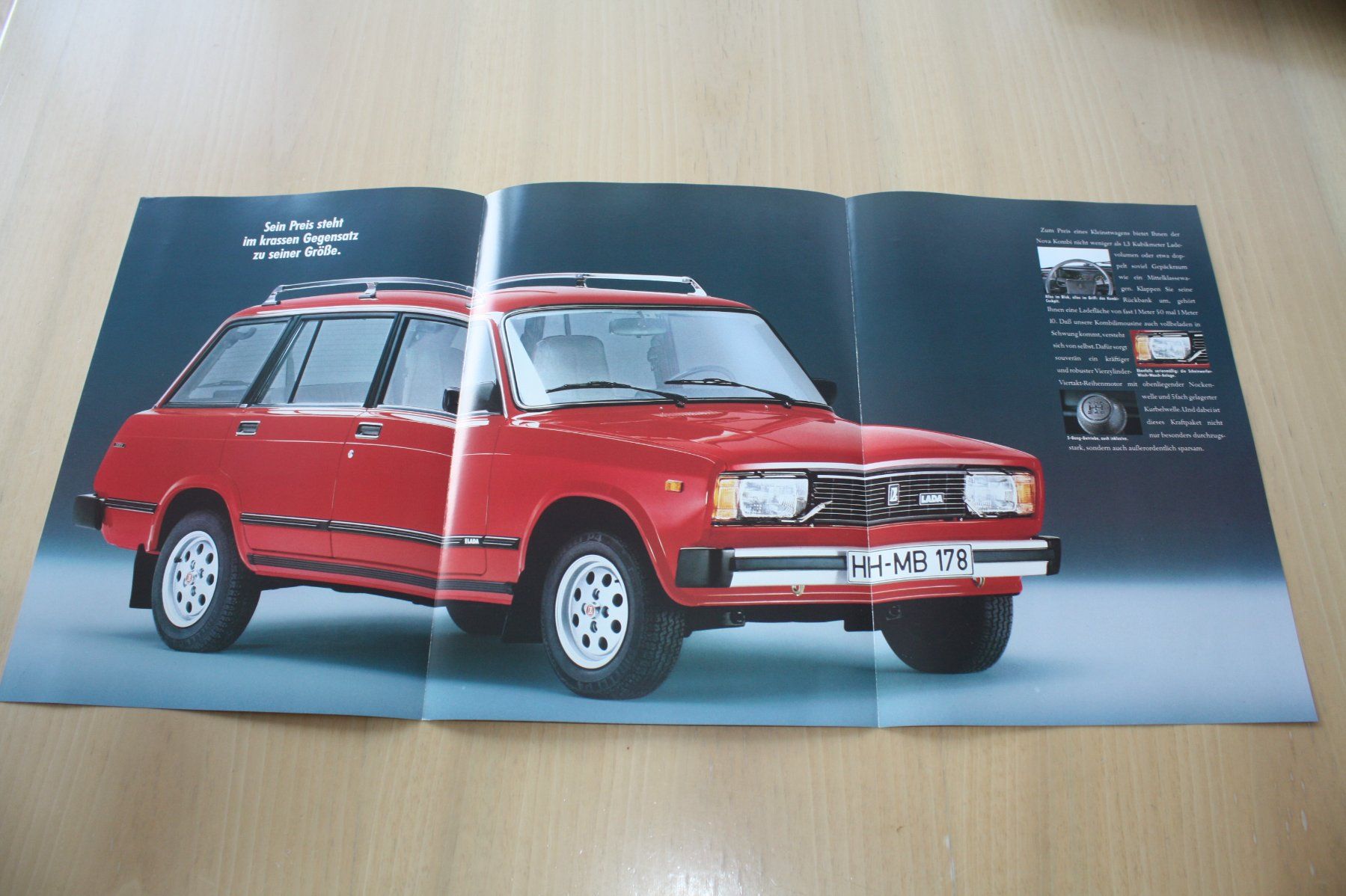 Lada Documenti: Original Lada Nova Kombi Prospekt 9/1990 – Usato da Wikon venduto da erwin400 1