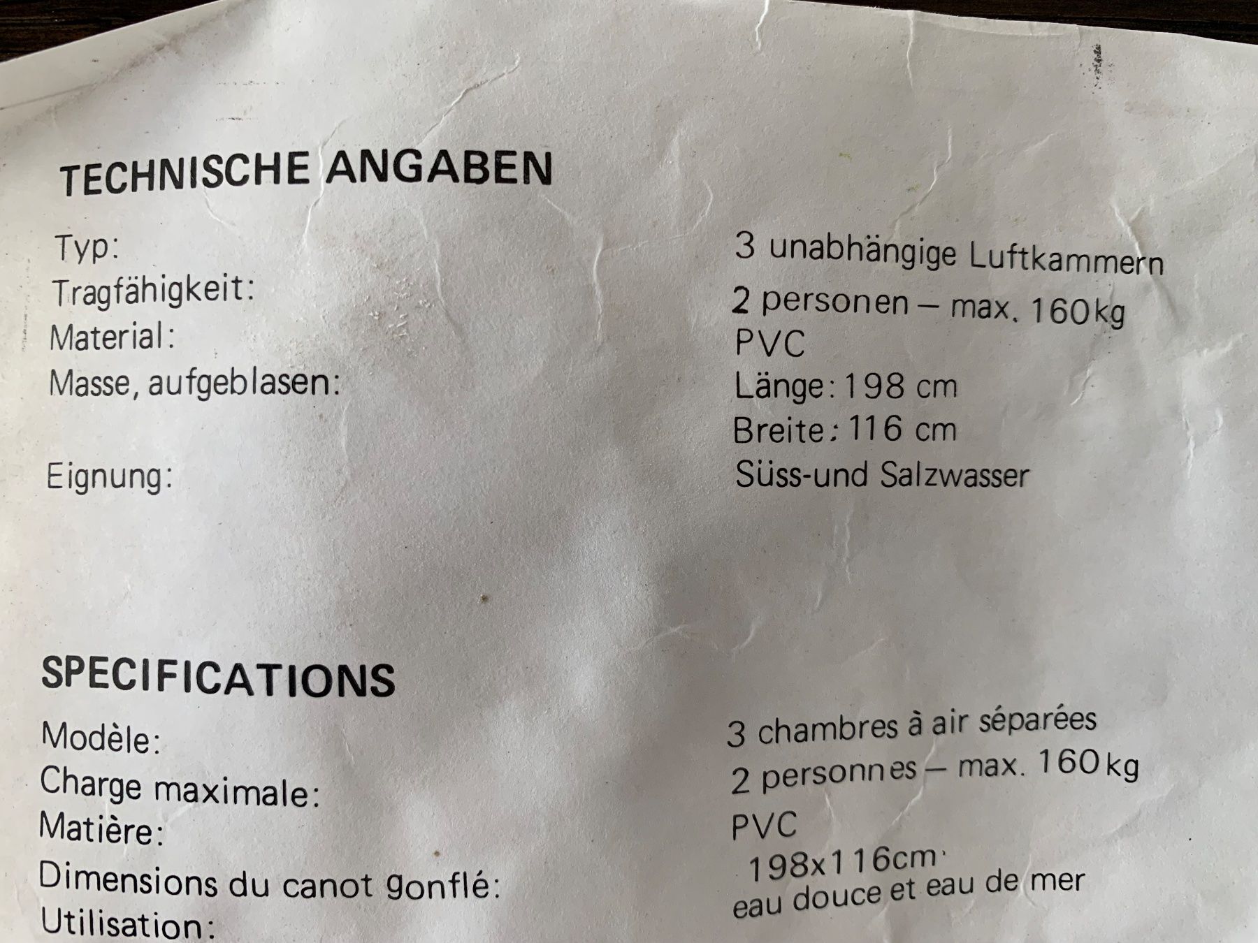 Neptun Barche: Schlauchboote – Usato da Weesen venduto da Elmax1 7