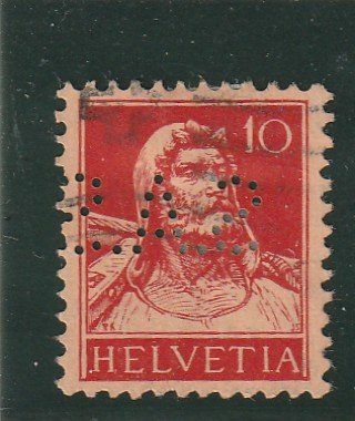 Tous les timbres: Perfin Zu. Nr. 126 Typ I – D'occasion à Rorschacherberg par fratovi2