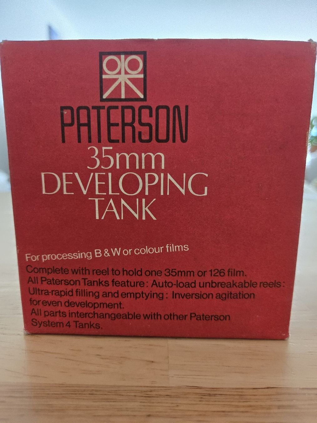 Paterson Photographic Equipment Laboratorio & Camera oscura: PATERSON 35mm Developing Tank System 4 avec bobine – Nuovo (secondo la descrizione) da Genève venduto da xso_dm5n 4