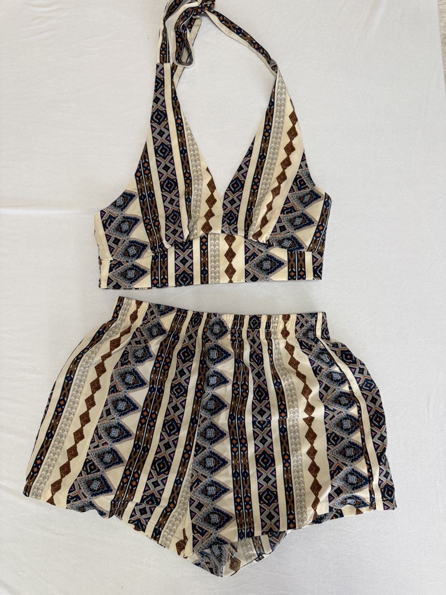 Shein Tops: ZWEITEILIGER BIKINI MIT MUSTER – Neu (gemäss Beschreibung) aus Winterthur von fij_f65r 1