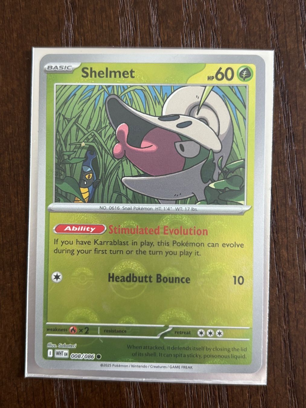 Pokémon Carte collezionabili: Shelmet, Pokeball holo – Nuovo (secondo la descrizione) da Bern venduto da Pokescherti