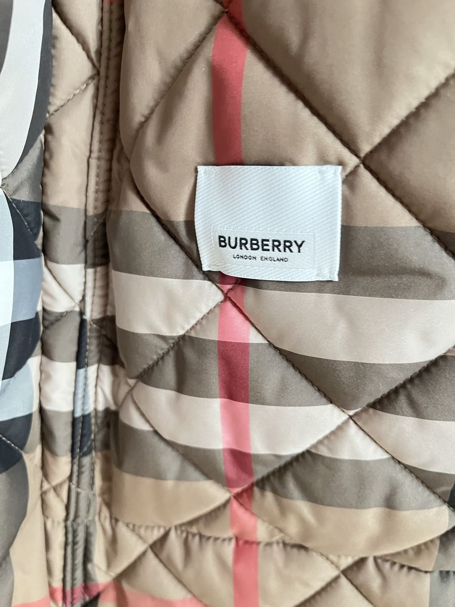 Burberry Mäntel: Burberry Quilted Double-Breasted Cotton Jacket Camel Tan – Neu (gemäss Beschreibung) aus Horgen von Lumina_birkin 7