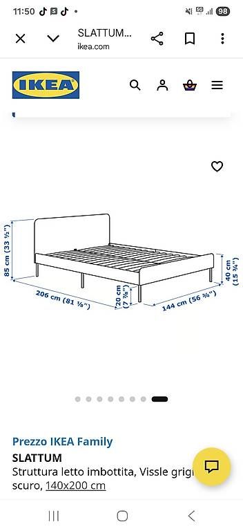 Letti: Letto 140 x 200/ con materasso – Usato da Minusio venduto da chi_lph8 3