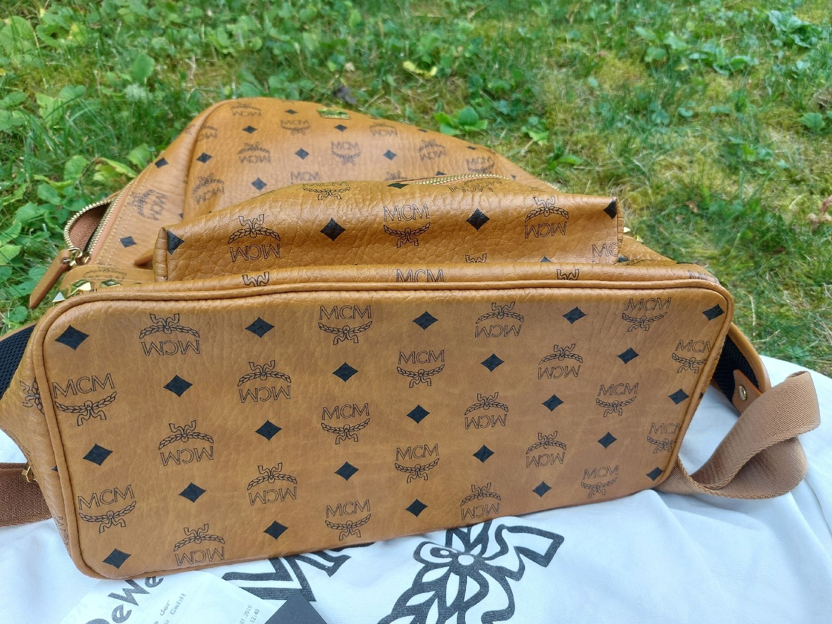 Mcm Zaini: Orig. MCM Visetos Monogram Rucksack large – Nuovo (secondo la descrizione) da Balsthal venduto da Trendline55 5