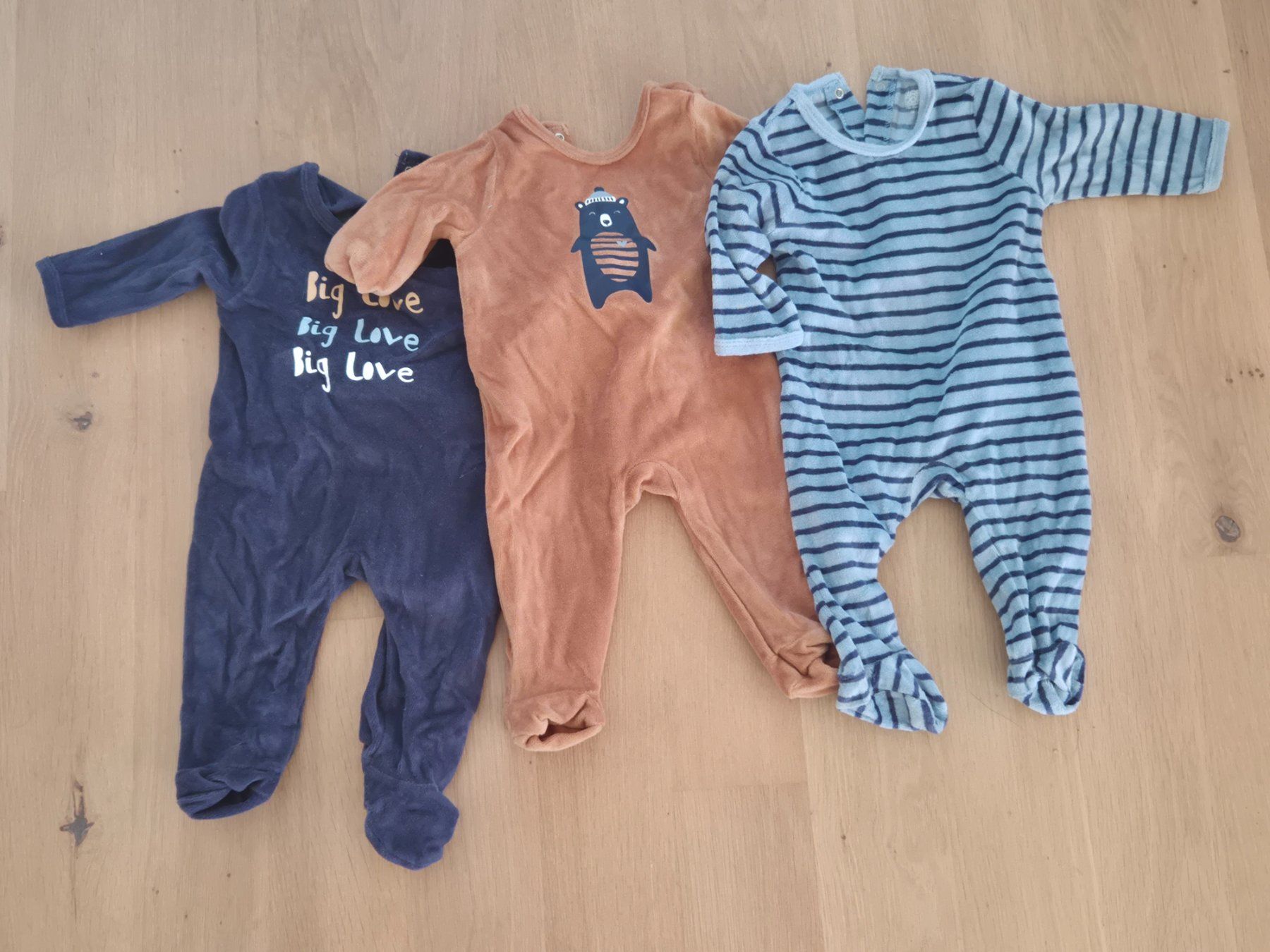 La Redoute Lotti & Set di vestiti: 3er Set Baby-Strapler, Grösse 68, neu – Nuovo (secondo la descrizione) da Seon venduto da mar_jx8b