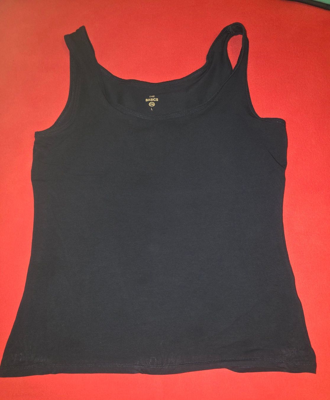 C&A Top: dunkelblaues Basic Tank Top von C&A, Grösse L – Nuovo (secondo la descrizione) da Kriens venduto da angelaruediger 1
