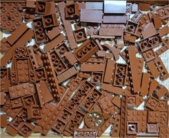 LEGO 150 Verschiedene Braune Teile -D28