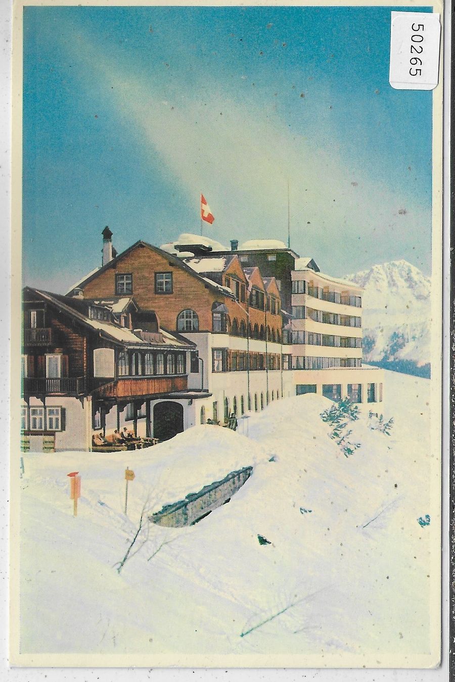 Cartoline postali: Arosa - Kulm Hotel im Winter – Usato da Ettingen venduto da Kartenplanet