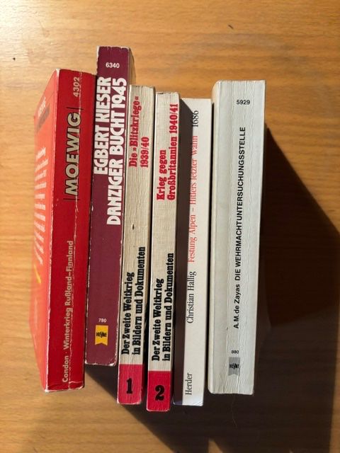 Libri: 6 Taschenbücher 2. Weltkrieg – Usato da Seon venduto da retep012 2