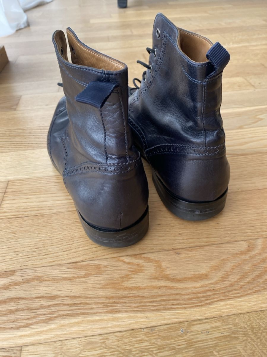 Scarpe da uomo: Navyboot Schnürboots  – Usato da Basel venduto da Oleander40 1