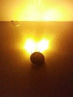 Blink-LED gelb diffus 3mm, 2 Stück