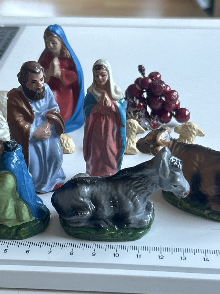 Figuren: Krippenfiguren Set klein Figuren handbemalt(I17) – Gebraucht aus Neuenhof von bro_9zsg 2