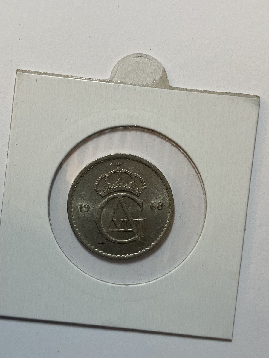 Alle Münzen: Suede - 50 Ōre - 1968 – Gebraucht aus Payerne von Mike1682 1