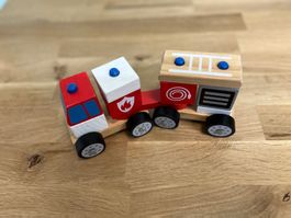 Holzspielzeug Feuerwehr