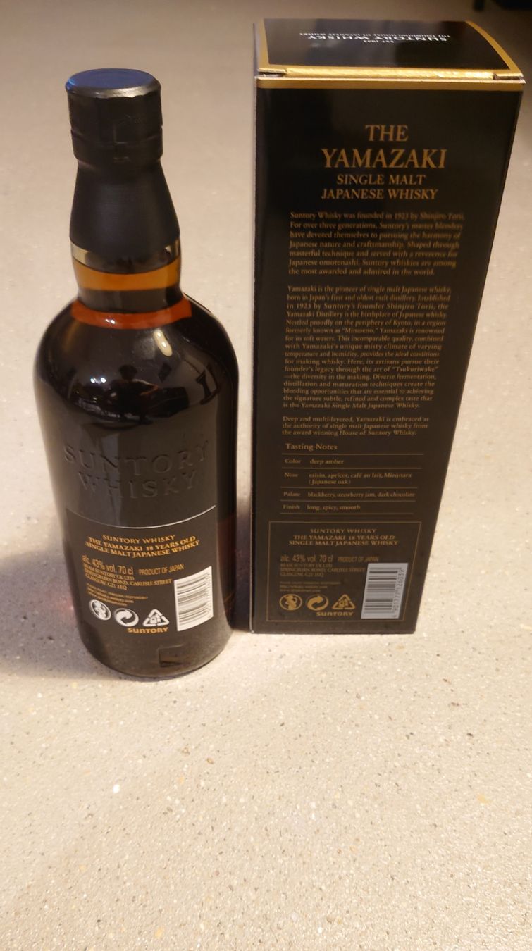 Yamazaki Bevande alcoliche: Suntory Yamazaki 18 – Nuovo e nell'imballaggio originale da Seuzach venduto da Temanite 1