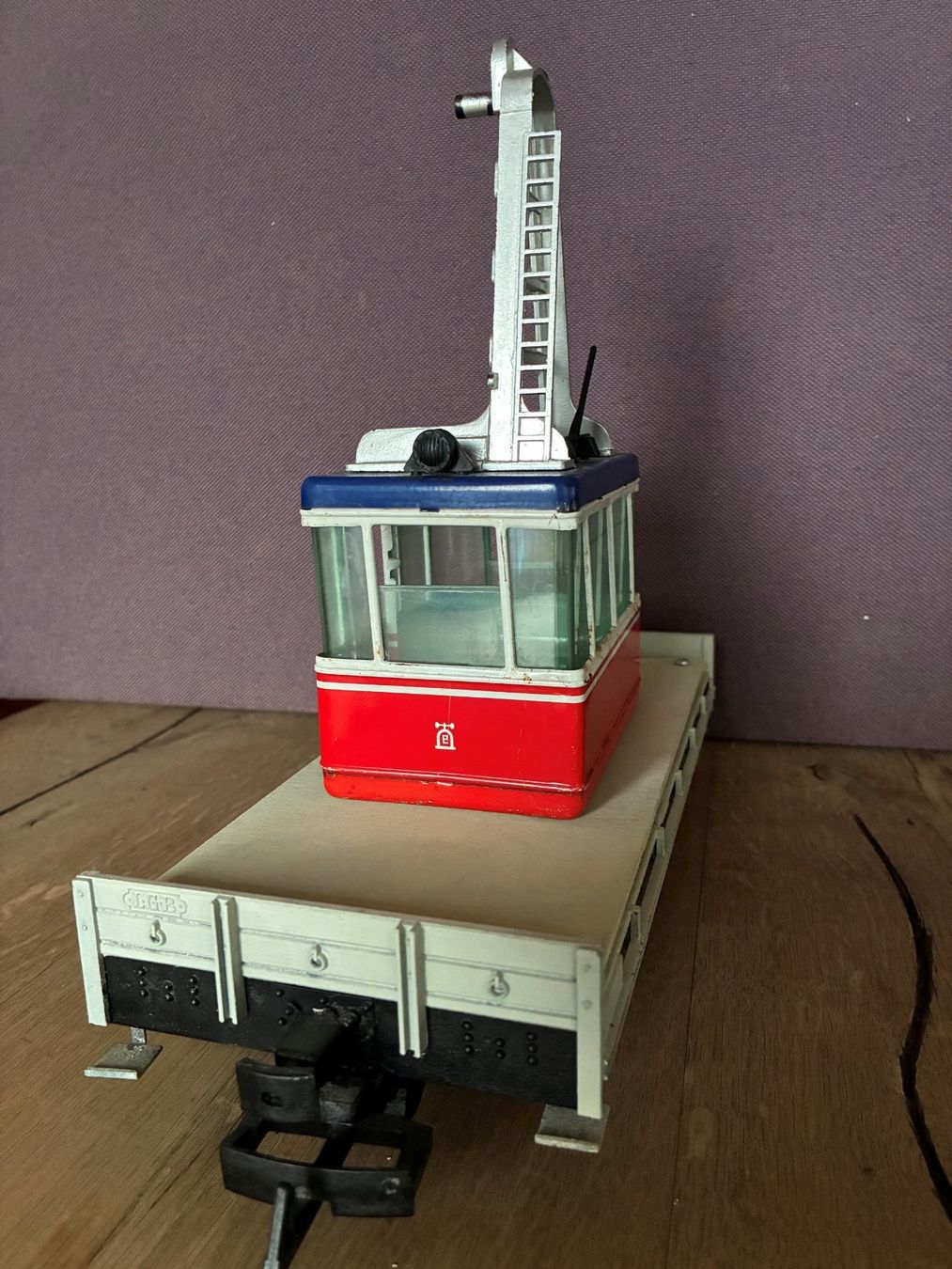 LGB Modelleisenbahnen: LGB Flachwagen mit Gondel – Gebraucht aus Siebnen von retolino01 3